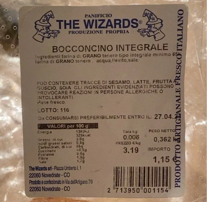 Bocconcino Integrale