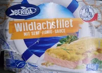 Wildlachsfilet mit Honig-Senf-Sauce