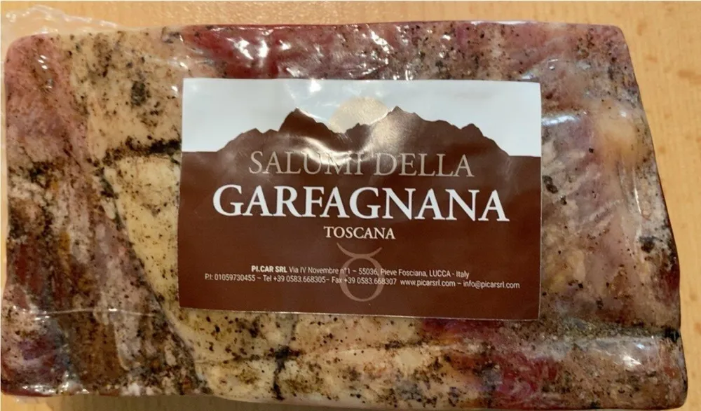 Pancetta stesa garfagnina