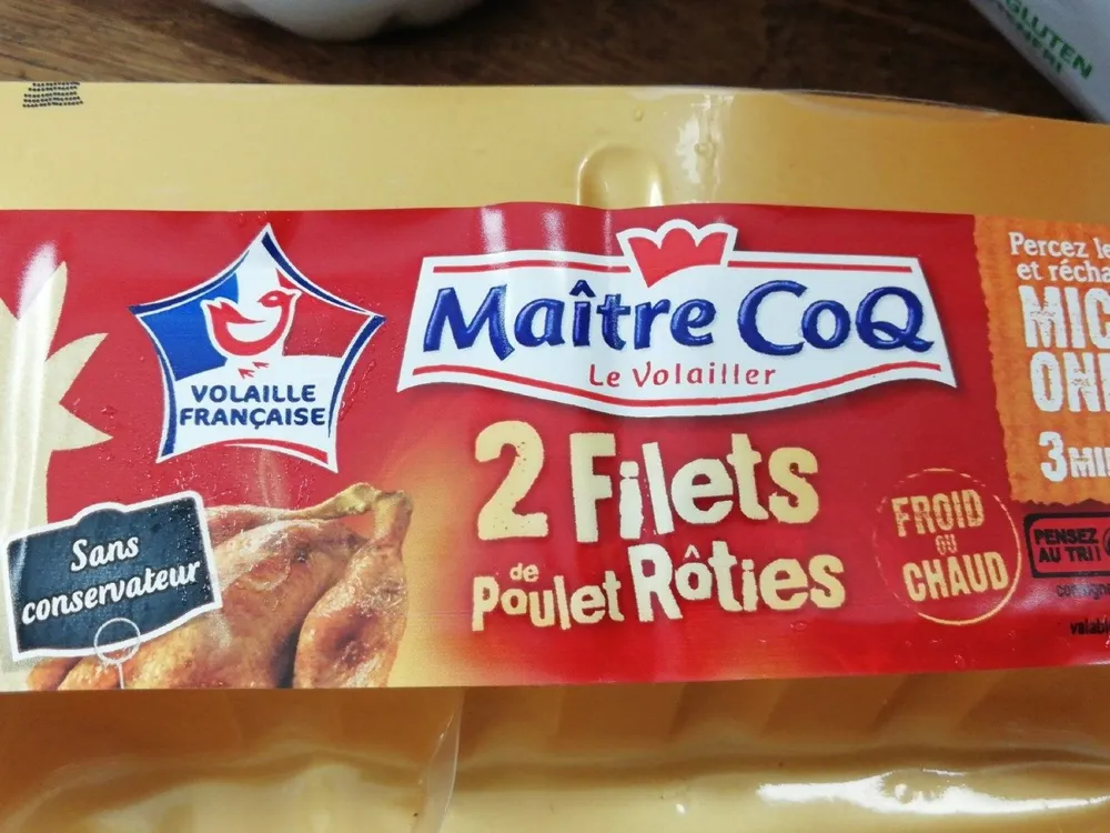 2 Filets de poulet rotis