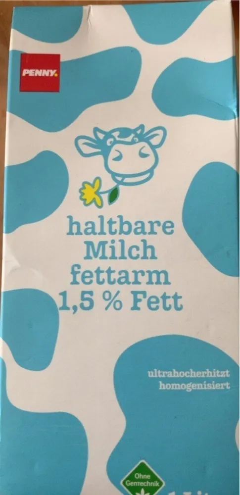haltbare Milch fettarm 1,5 % Fett