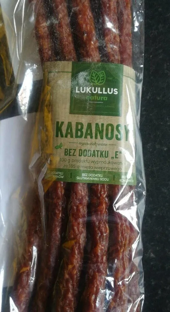 Kabanosy bez dodatku E