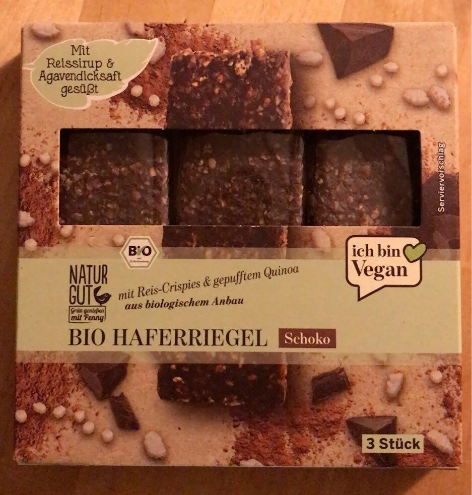 Bio Haferriegel schoko