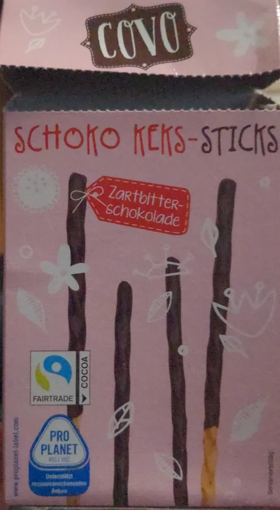 Schoko keks sticks