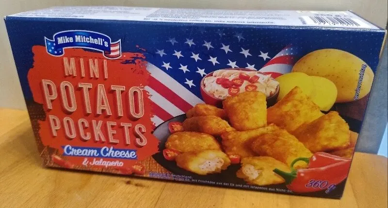 Mini Potato Pockets - Cream Cheese & Jalapeño