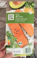 Bio Lachsfilet portioniert