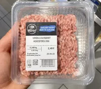 Hache porc boeuf