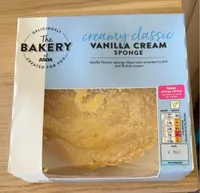 Vanilla cream sponge