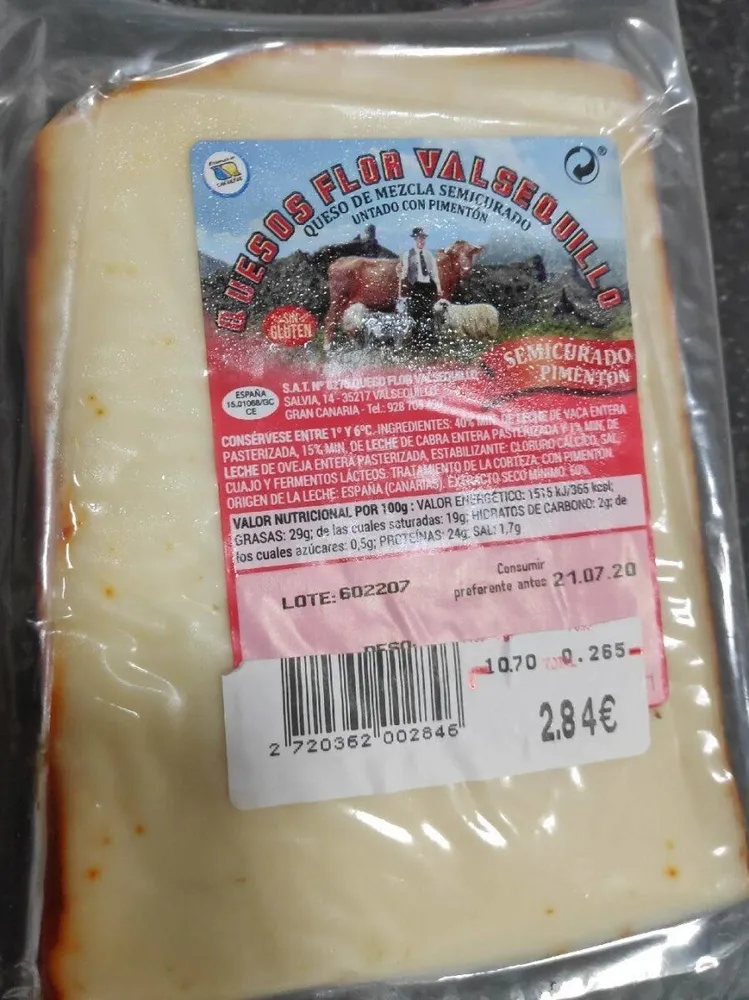 Queso flor valsequillo