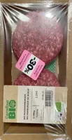 Bio hamburger de boeuf