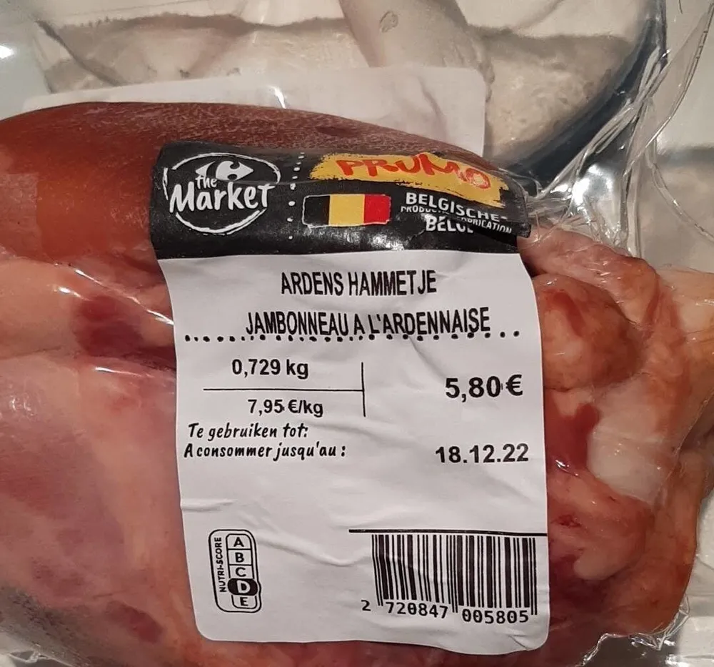 Jambonneau à l'ardennaise