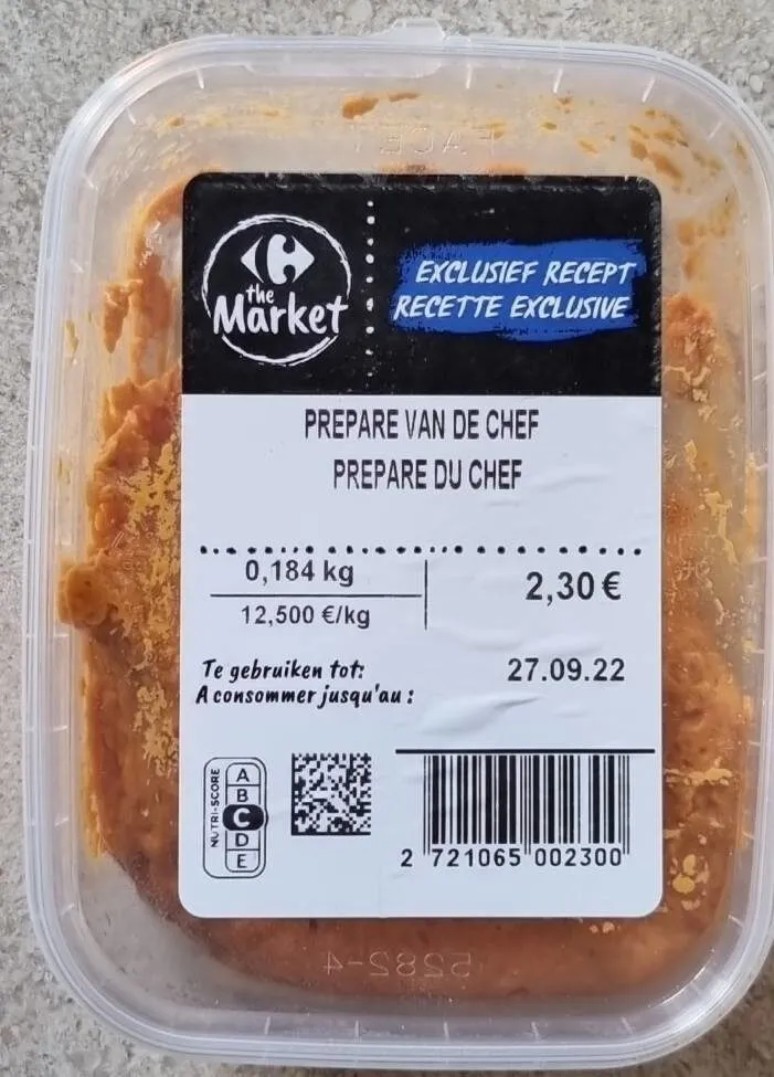 Prepare van de chef