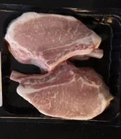Côte de porc iberique.