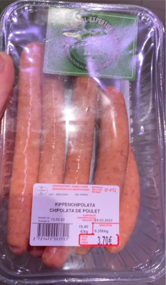 Chipolata de poulet