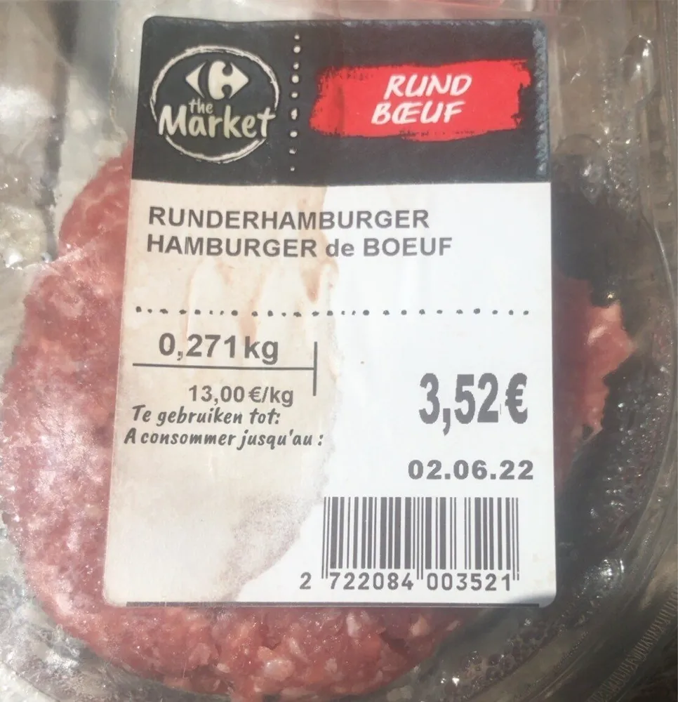 Hamburger de boeuf