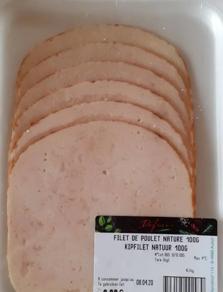 Filet de poulet nature