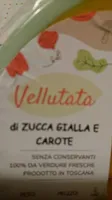 Vellutata di zucca gialla e carote