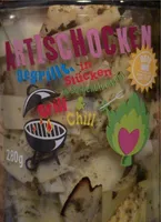 Artischocken in Stücken gegrillt, mit Kräutern
