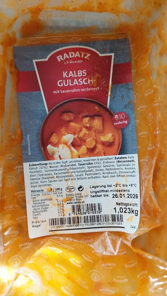 Kalbsgulasch