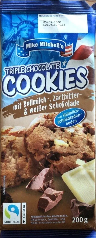 Triple Chocolate Cookies