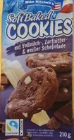 Soft Baked COOKIES mit Vollmilch-, Zartbitter- & weißer Schokolade