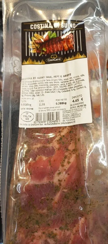 Costina di suino
