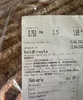 Golkrusten brot