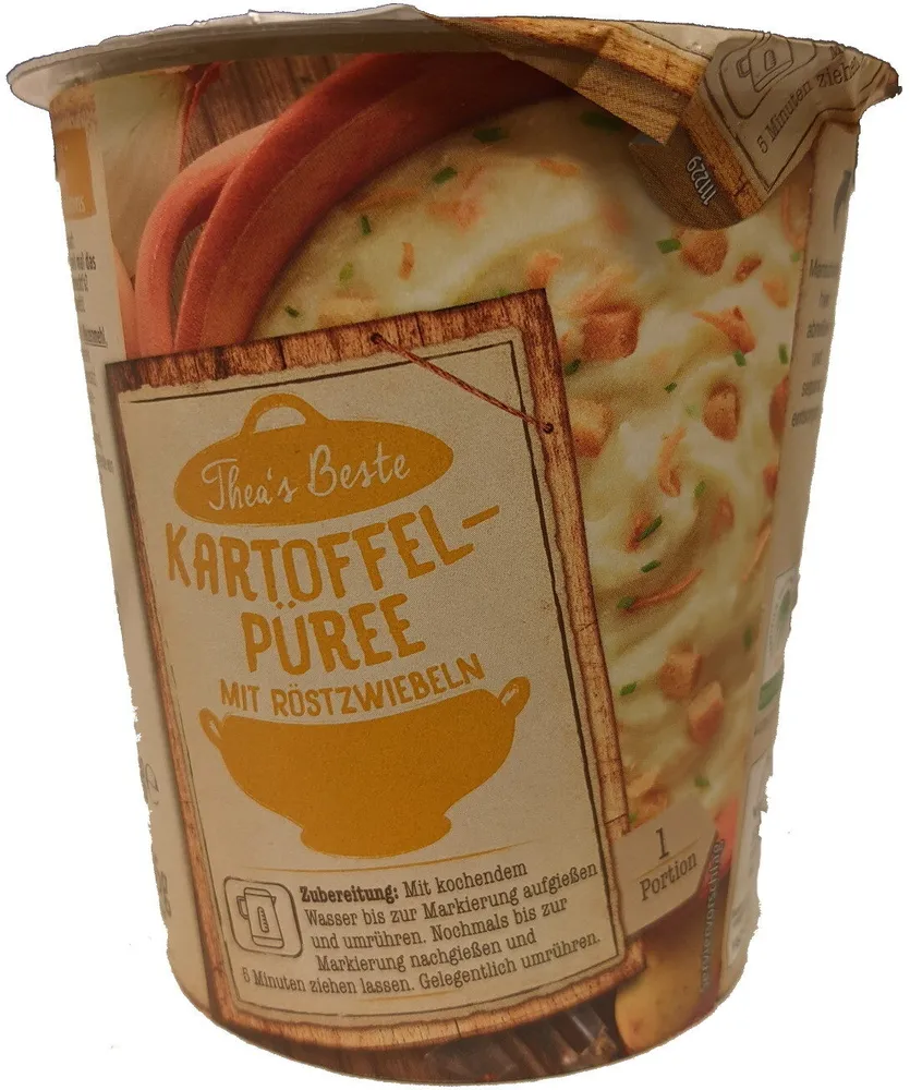 Kartoffelpüree mit Röstzwiebeln