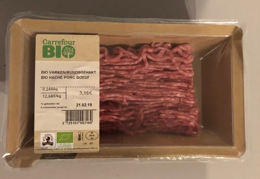Haché de Porc & de bœuf