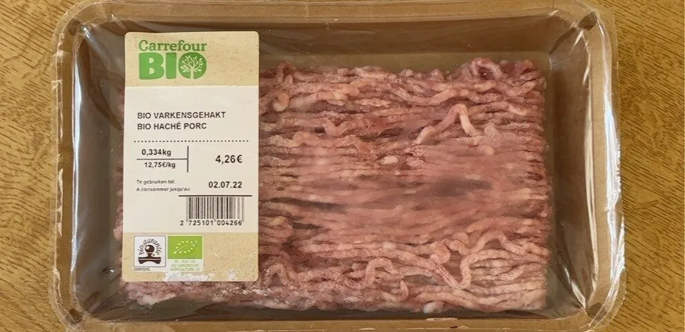 Bio haché porc