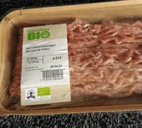 Bio haché  porc
