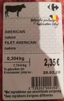 Filet américain nature