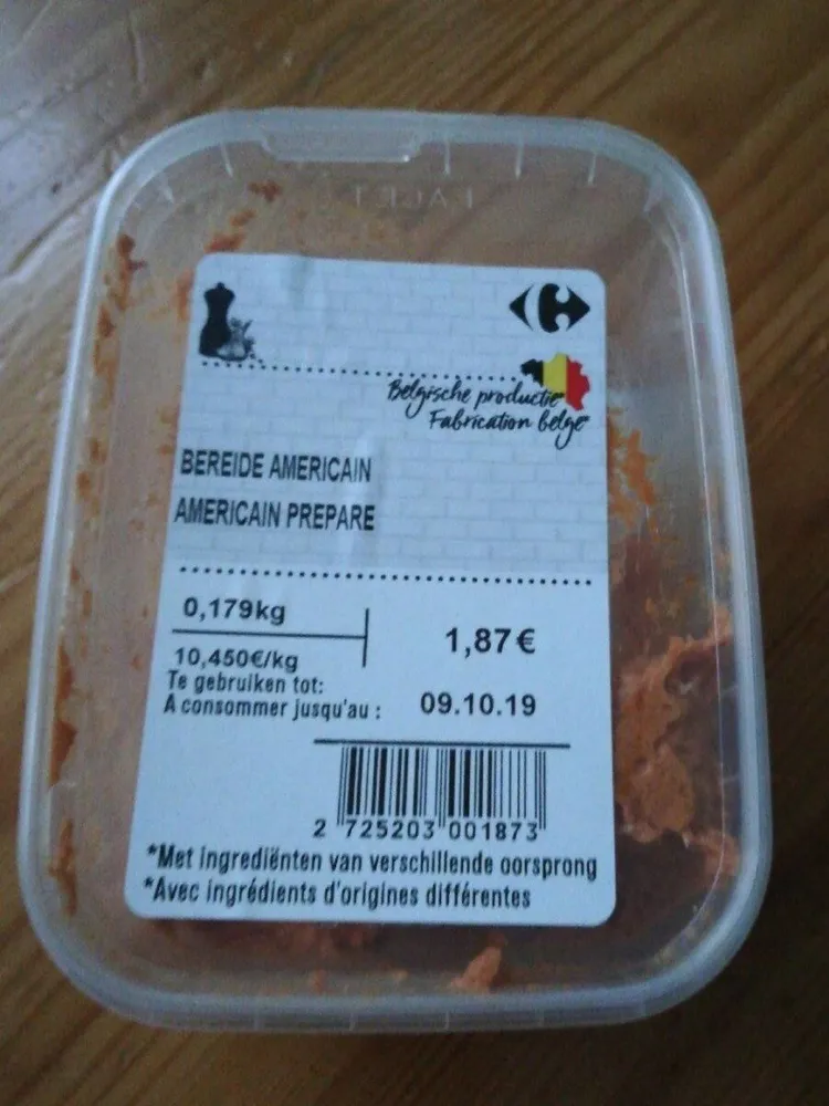 Américain préparé