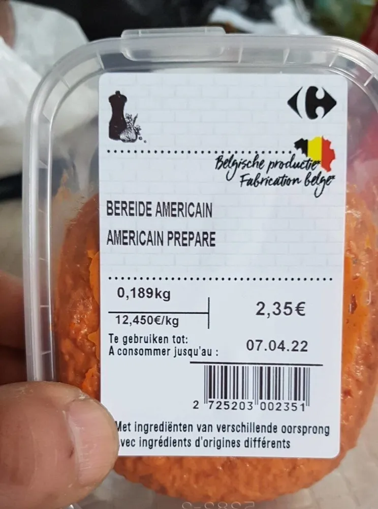 Americain prepare