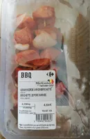 Brochette de porc marinée
