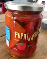 Paprika gegrillt Sommer im Glas