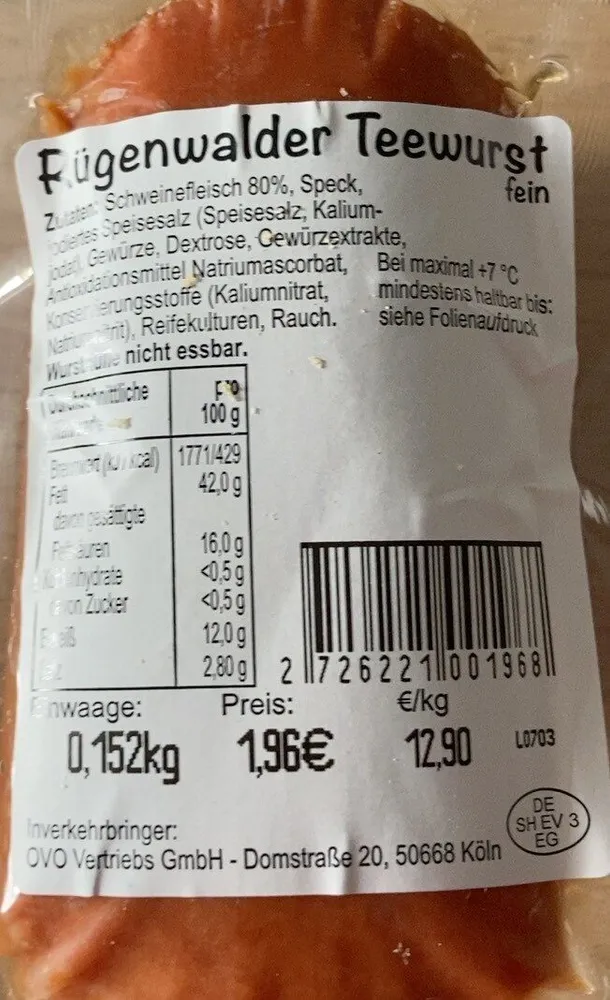 Rügenwalder Teewurst