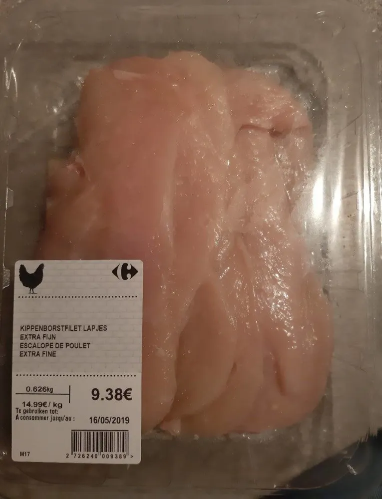 Escalope de poulet extra fine