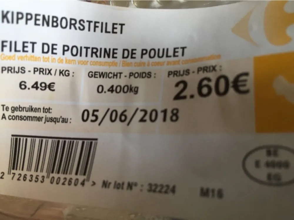 Filet de poitrine de poulet