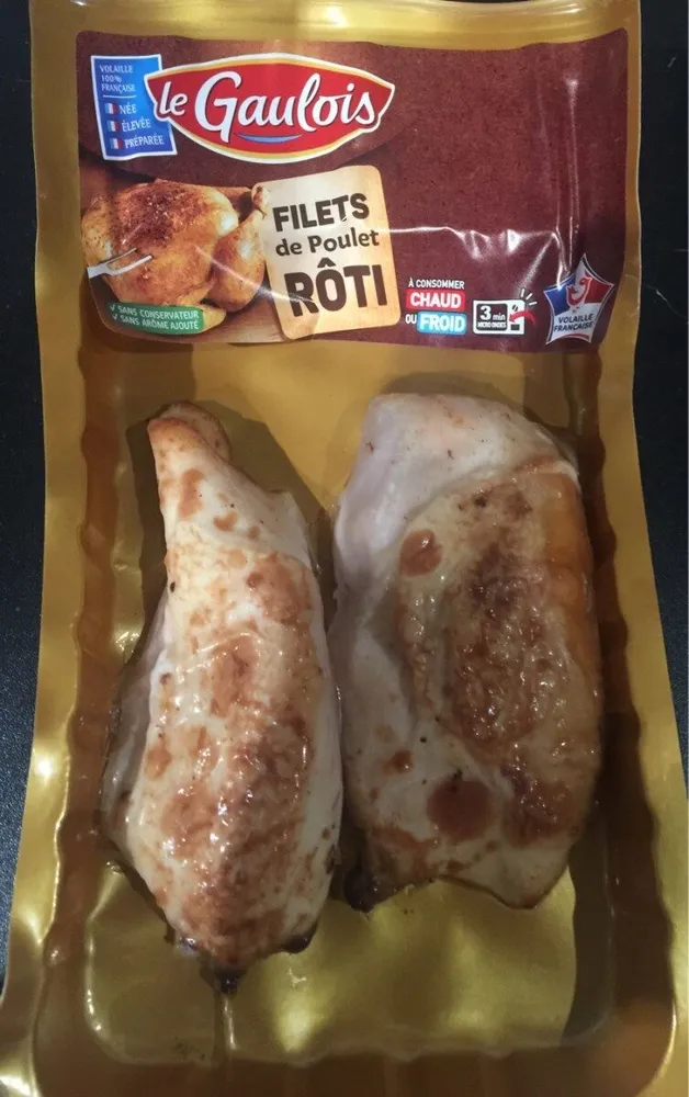 Filets de poulet rôti