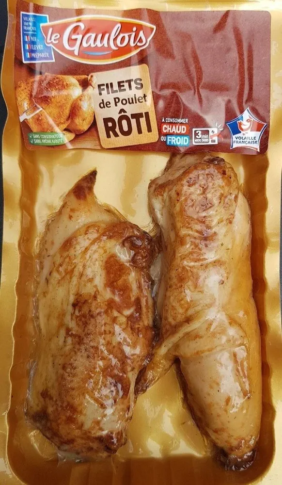 Filets de poulet rôti