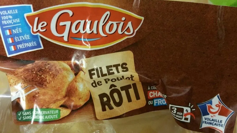 Filets de poulet rôti