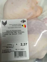 cuisses de poulet avec dos