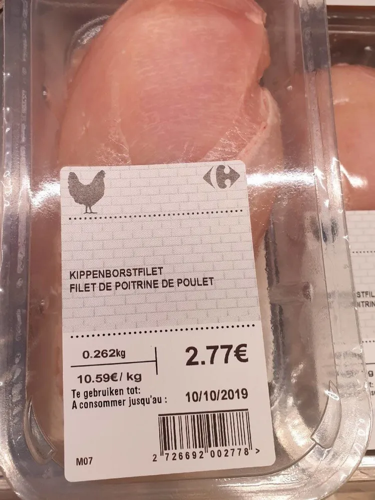 Filet de poitrine de poulet