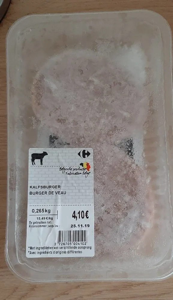 Burger de veau