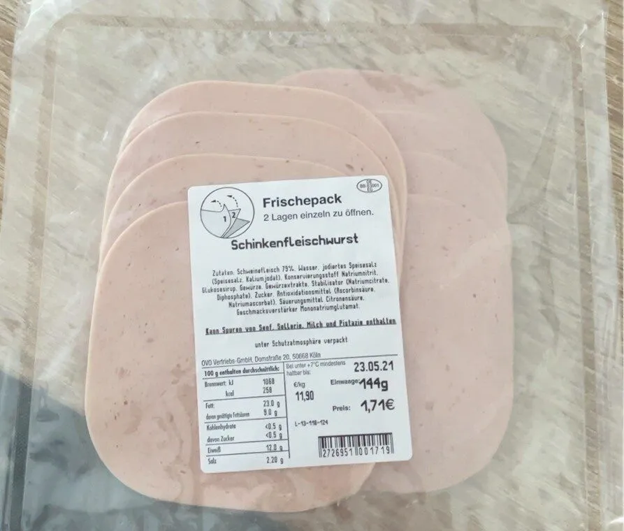 Schinkenfleischwurst