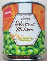 Erbsen mit Möhren, klein