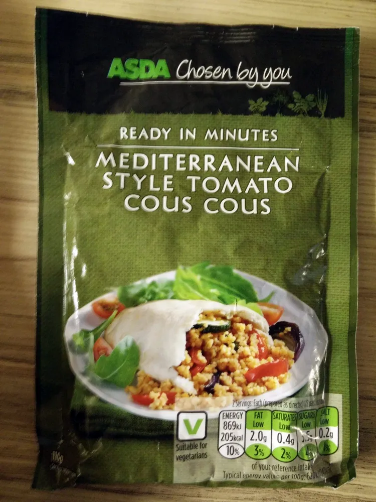 Mediterranean Style Tomato Cous Cous