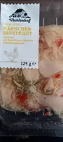 Hähnchen Brustfilet, gerissen