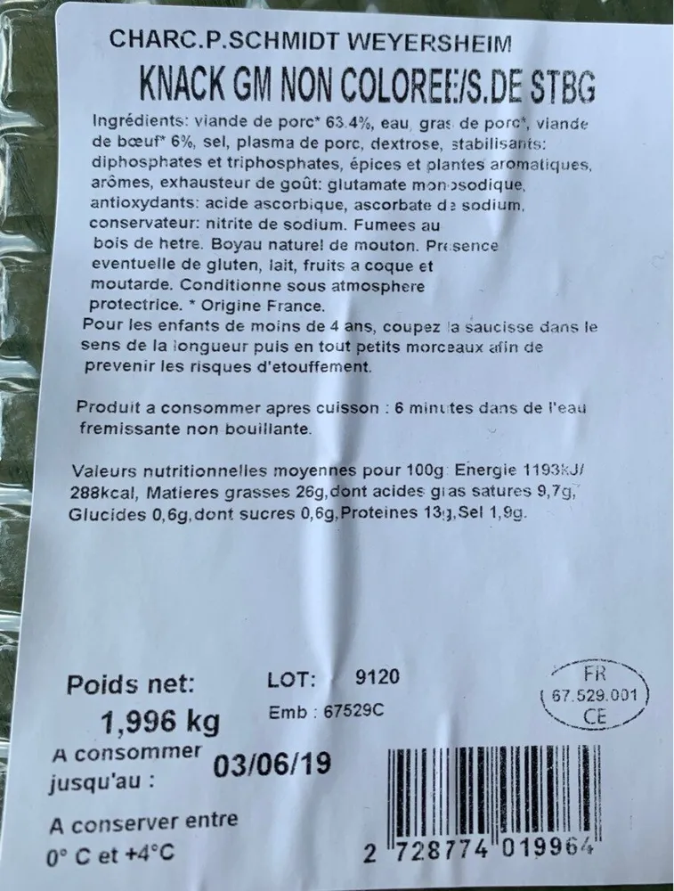 Knack GM non colire se Strasbourg